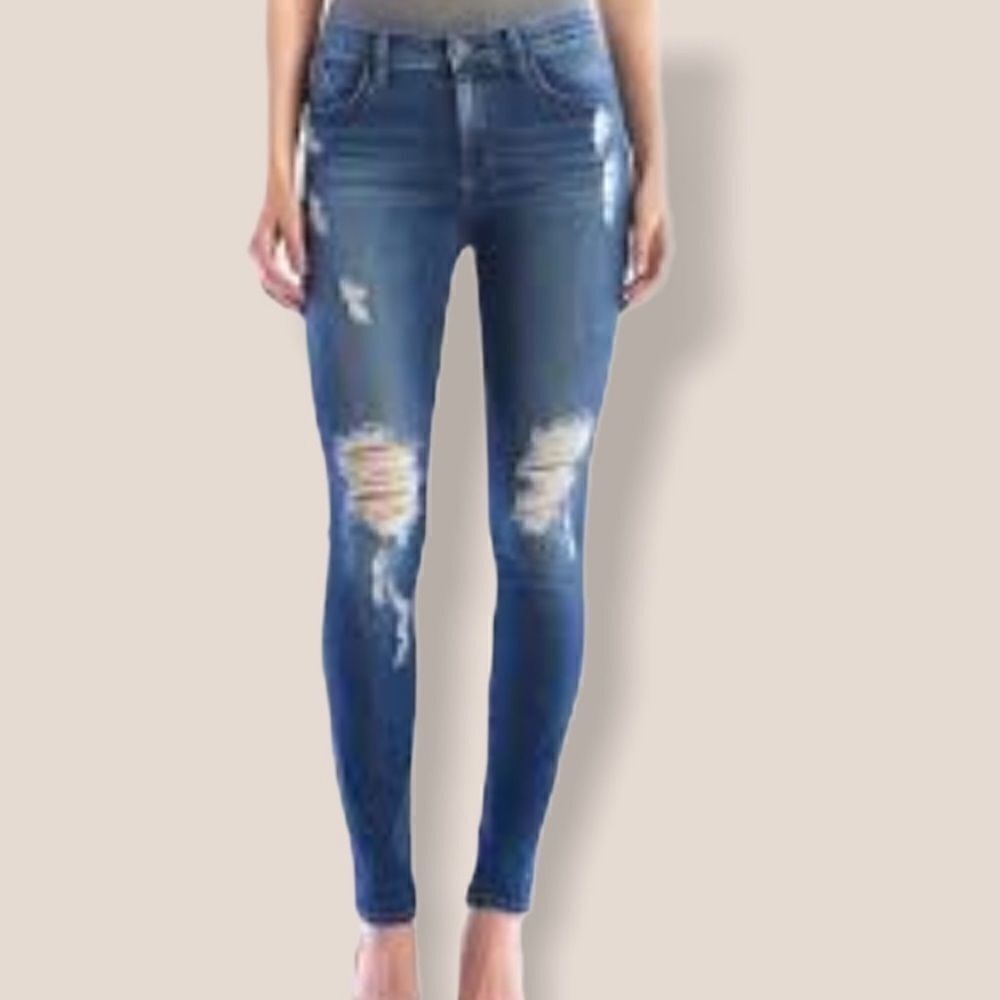 🎄Rock & Republic Berlin Ripped Skinny Jeans - Picture 1 of 12